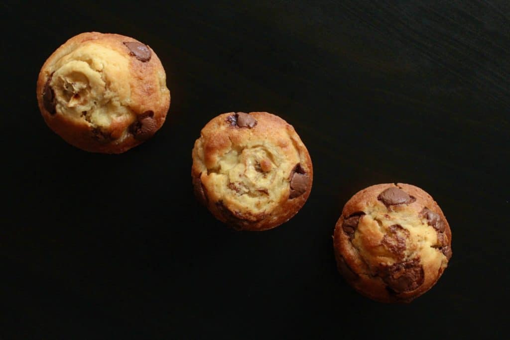 Muffins banane chocolat Christophe Alary