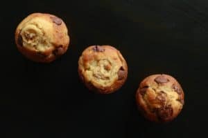 Muffins banane chocolat Christophe Alary